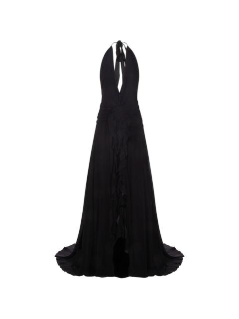 Blumarine ruffled maxi dress