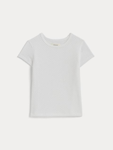EVERLANE THE POINTELLE SHORT-SLEEVE TEE