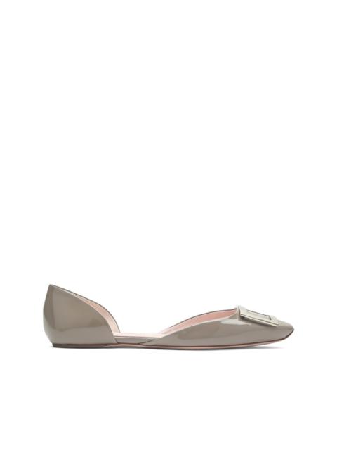 Roger Vivier patent-leather ballerina shoes