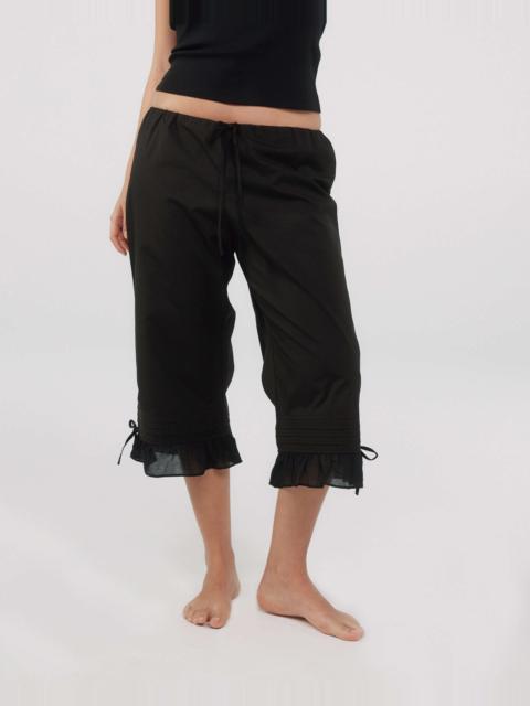 Cou Cou The Pantaloon: Black Cotton Voile