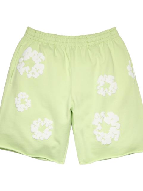 DENIM TEARS Cotton Wreath Sweatshorts "Mint" DT615