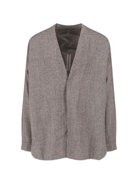 Rick Owens Lido Larry wool shirt