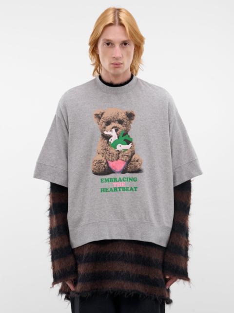UNDERCOVER Gray Teddy Bear Boxy Sweatshirt