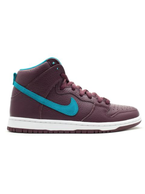 Nike SB Dunk High Deep Burgundy Aquamarine