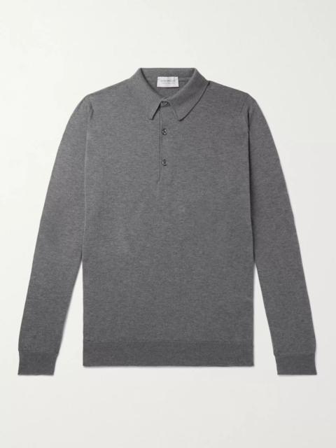 JOHN SMEDLEY Bradwell Sea Island Cotton Polo Shirt