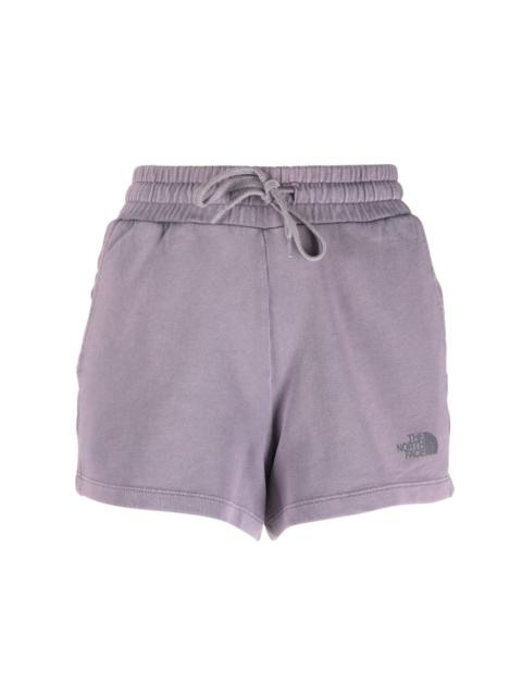 The North Face logo-print cotton track shorts