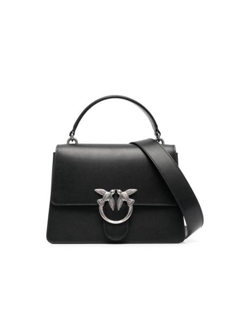 PINKO Love Birds leather tote bag