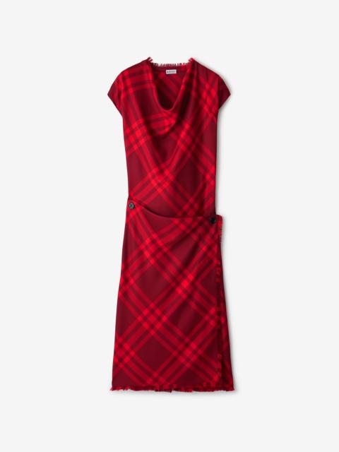 Burberry Check Wool Dress