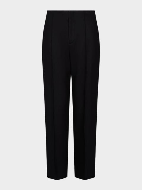 Vince Tailored Straight-Leg Wool Trousers