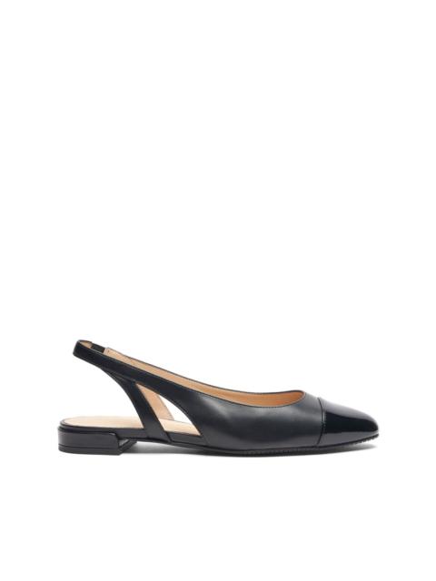 Stuart Weitzman Sleek slingback ballerina shoes