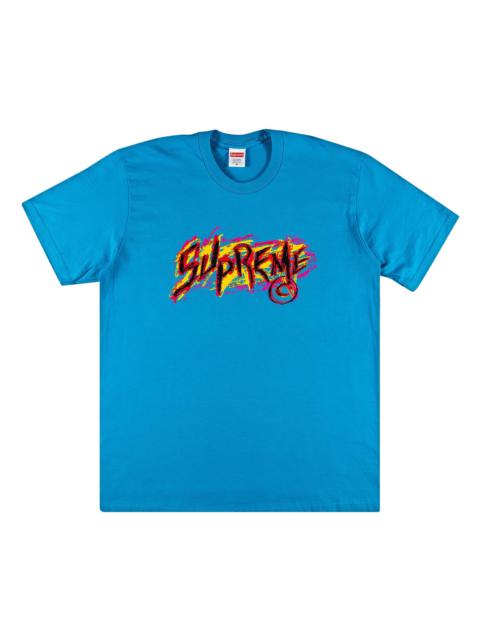 Supreme Scratch Tee 'Bright Blue'