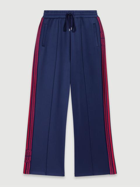 maje Striped trousers