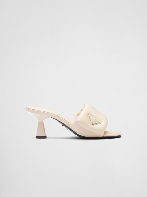 Prada Prada Soft padded nappa sandals