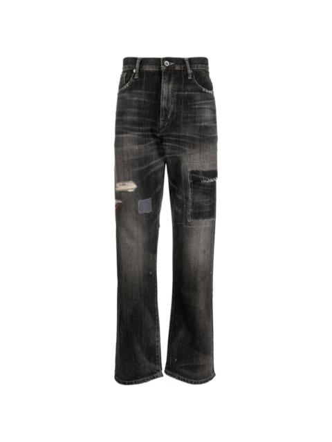 NEIGHBORHOOD Savage ripped-detail jeans