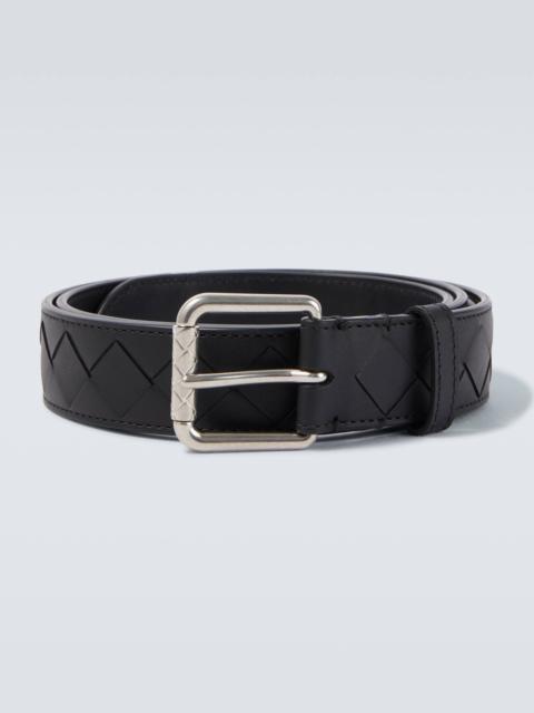 Bottega Veneta Intrecciato leather belt