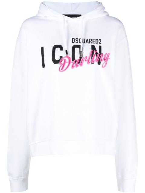 DSQUARED2 Icon Darling Cool cotton hoodie