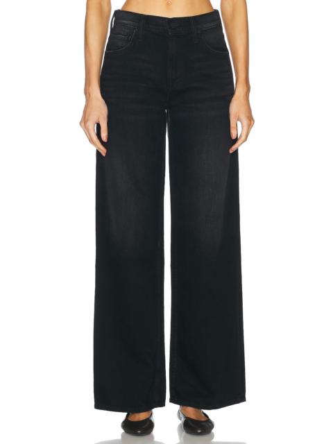 MOTHER The Spinner Zip Sneak Jeans
