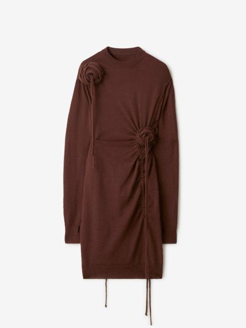 Burberry Rose Wool Sweater Dress