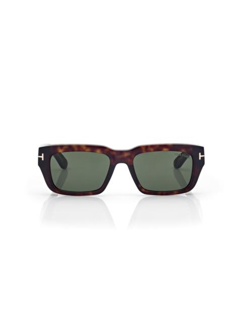 TOM FORD ICON RECTANGULAR SUNGLASSES