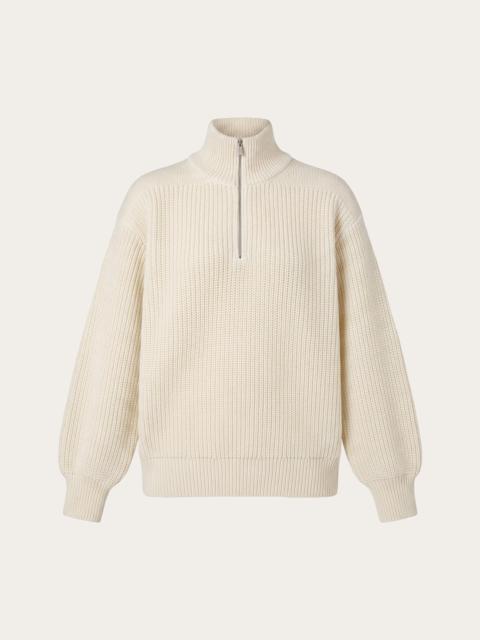 FERRAGAMO Quarter zip knitted sweater