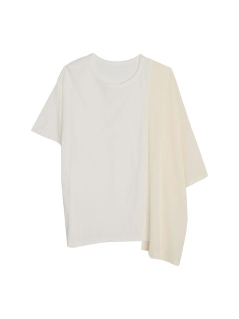 Y's asymmetric cotton T-shirt