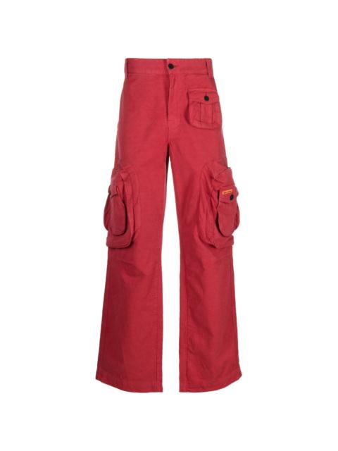 Heron Preston logo-patch cargo trousers