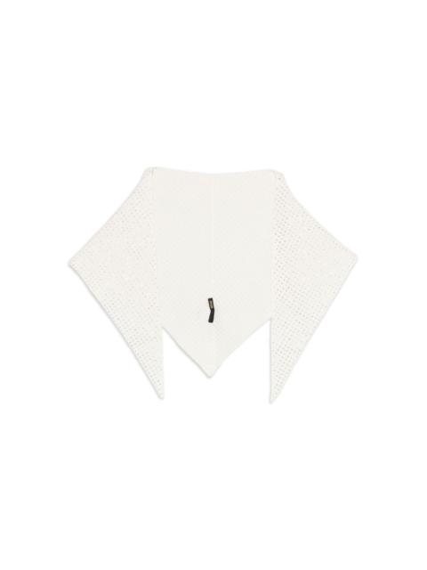 maje rhinestone-embellished scarf