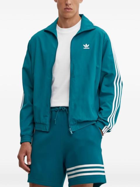 adidas logo-embroidered jacket
