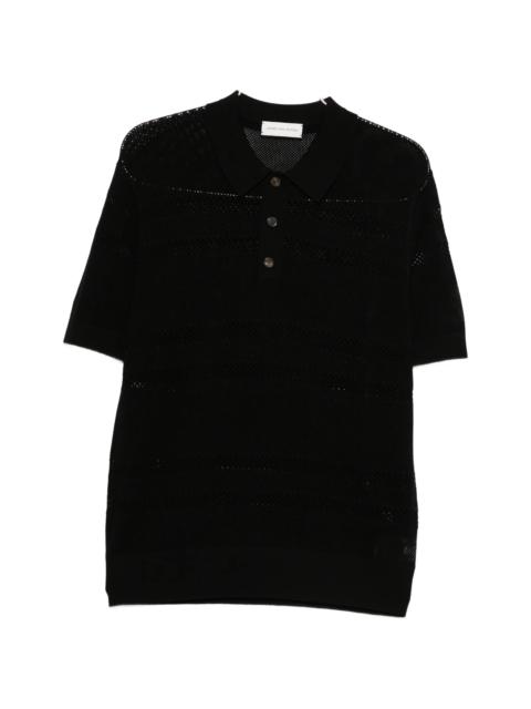 Dries Van Noten Dries Van Noten Button Openwork Polo Shirt