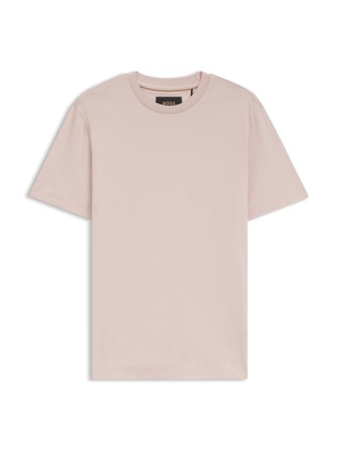 BOSS CREWNECK T-SHIRT IN MERCERIZED SUPIMA COTTON