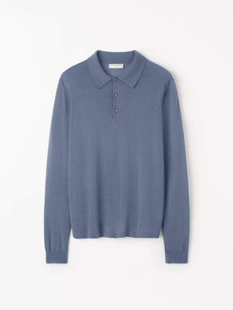 TIGER OF SWEDEN Eross Merino Wool Polo Shirt