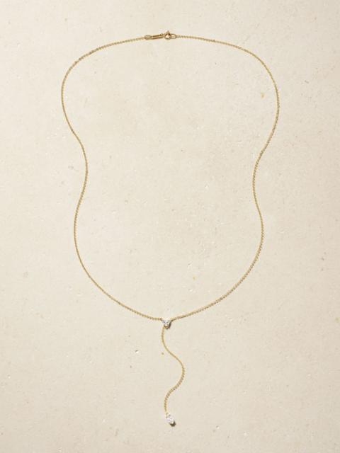 ANITA KO 18-karat gold diamond necklace Gold