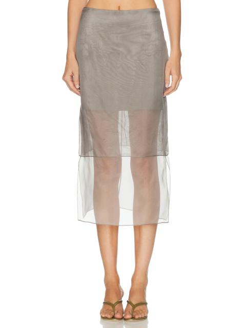 BRANDON MAXWELL Brett Pencil Skirt