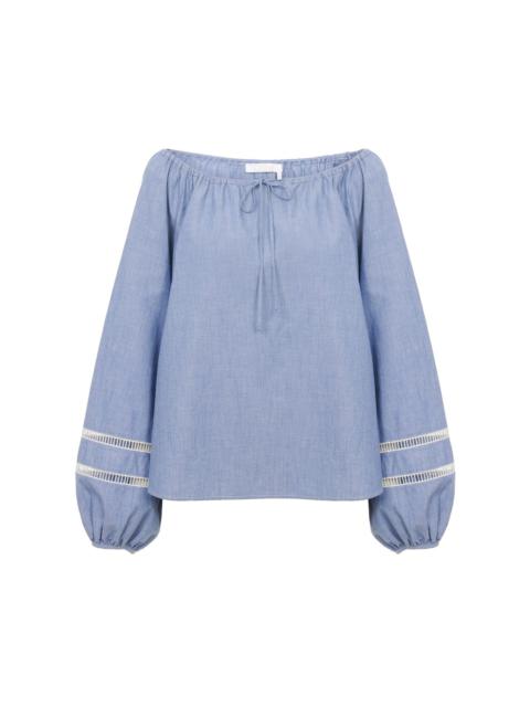 Chloé OFF-THE-SHOULDER WOMEN'S BLOUSE