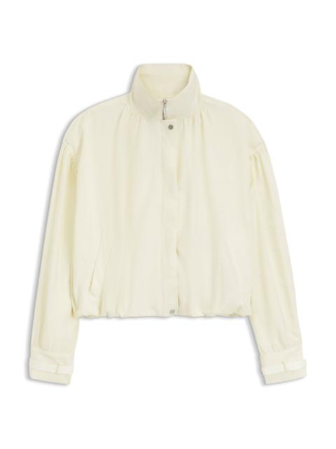 BOSS RELAXED-FIT BOMBER JACKET WITH STAND COLLAR