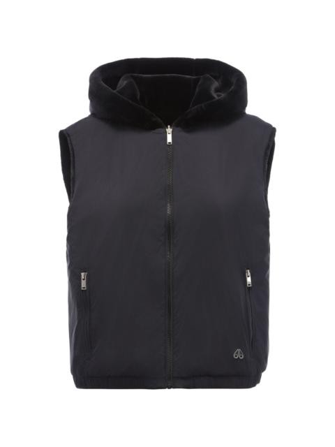 MOOSE KNUCKLES Eaton reversible fleece vest