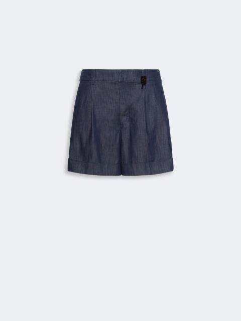 'S Max Mara TENUE Cotton denim shorts - MIDNIGHTBLUE