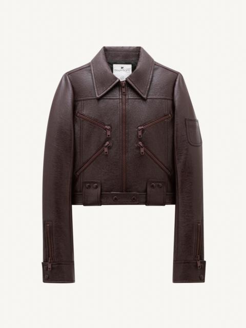 courrèges BIKER X VINYL JACKET