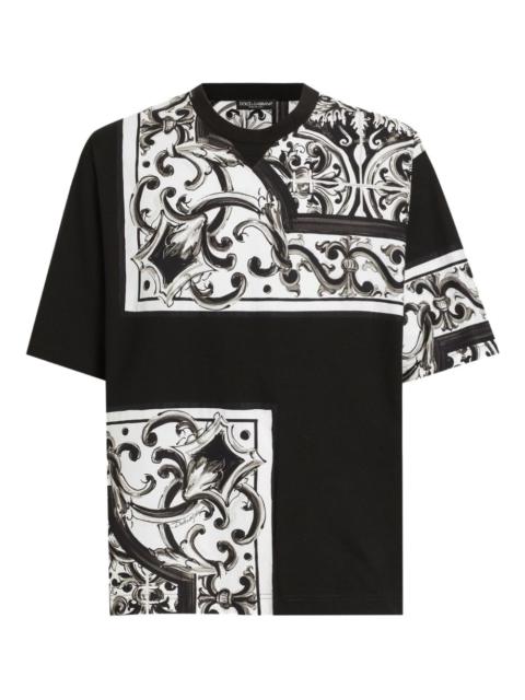 Dolce & Gabbana graphic-print cotton t-shirt