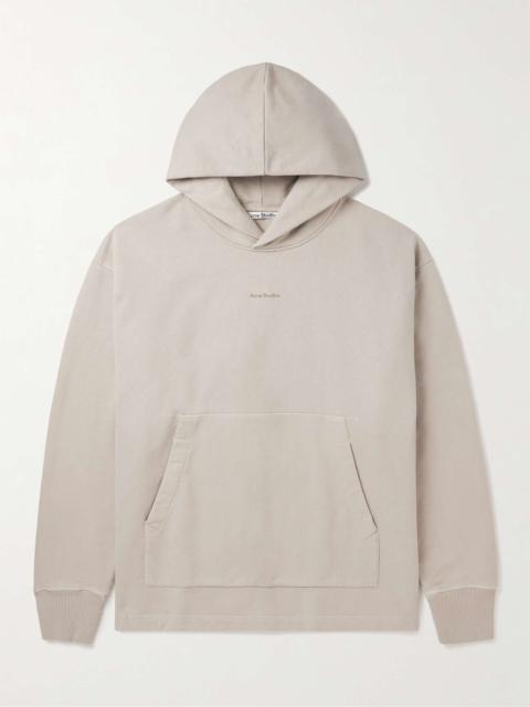 Acne Studios Franklin Oversized Logo-Print Cotton-Jersey Hoodie