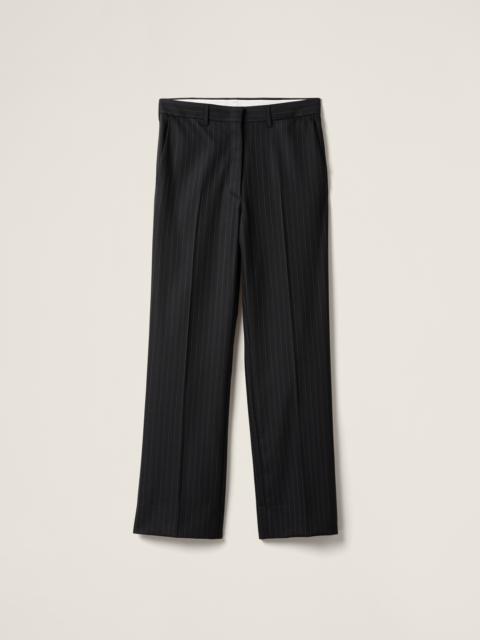 パンツ MIU MIU PINSTRIPE PANTS Miu Miu Pinstripe pants | REVERSIBLE