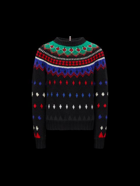 Moncler Grenoble Alpaca & Wool Jacquard Sweater