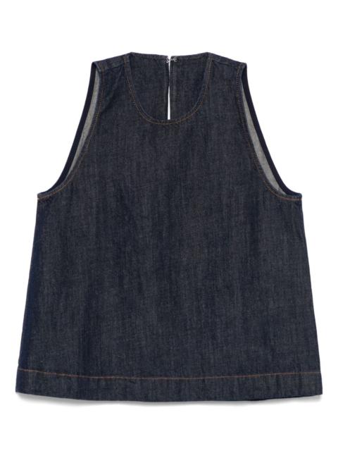 7 For All Mankind denim top