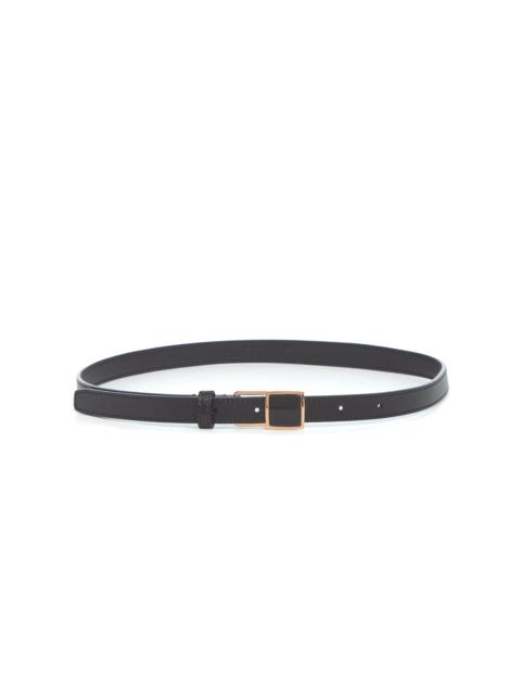 GABRIELA HEARST Nina Stone Belt in Black Leather