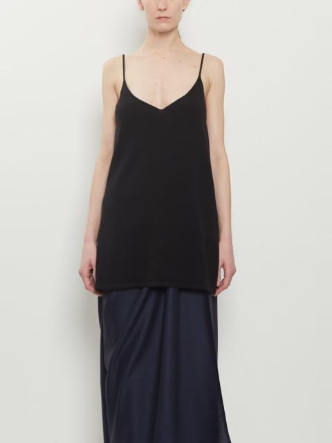 DUŠAN Cashmere Knit Tank Top — Black