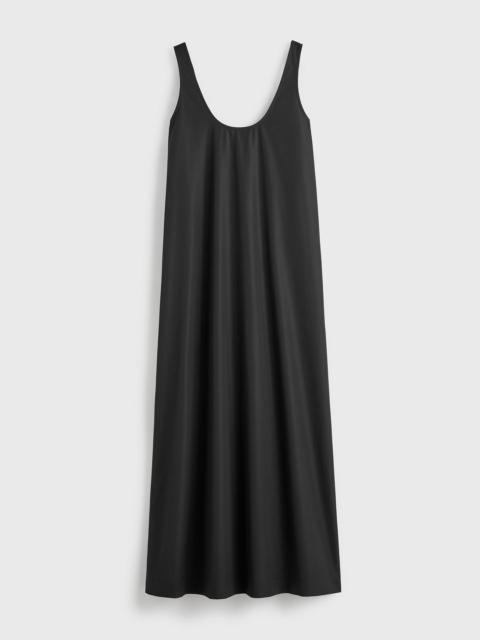 TOTEME Scoop poplin dress black