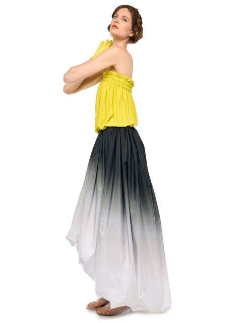 NORMA KAMALI HI LOW BUBBLE SKIRT