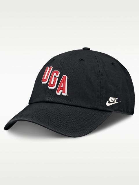 Nike Georgia Natural Club Men's Nike College Adjustable Hat