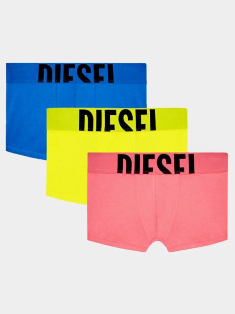 Diesel Men's Damien Multicolor DPop 3-Pack Boxer Briefs