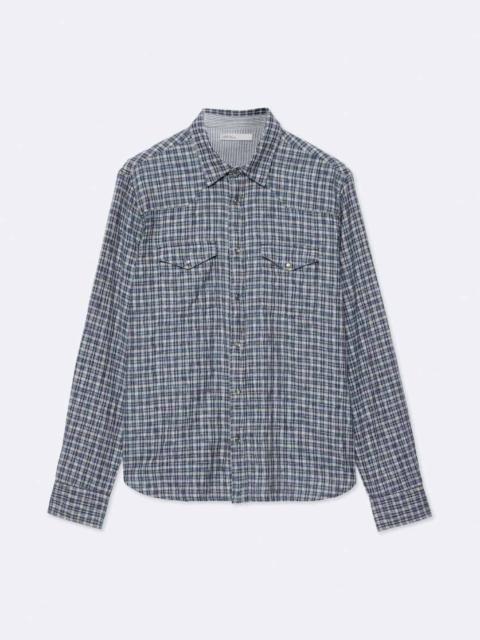 ALLSAINTS COURT REGULAR-FIT DOUBLE-FACED SHIRT
